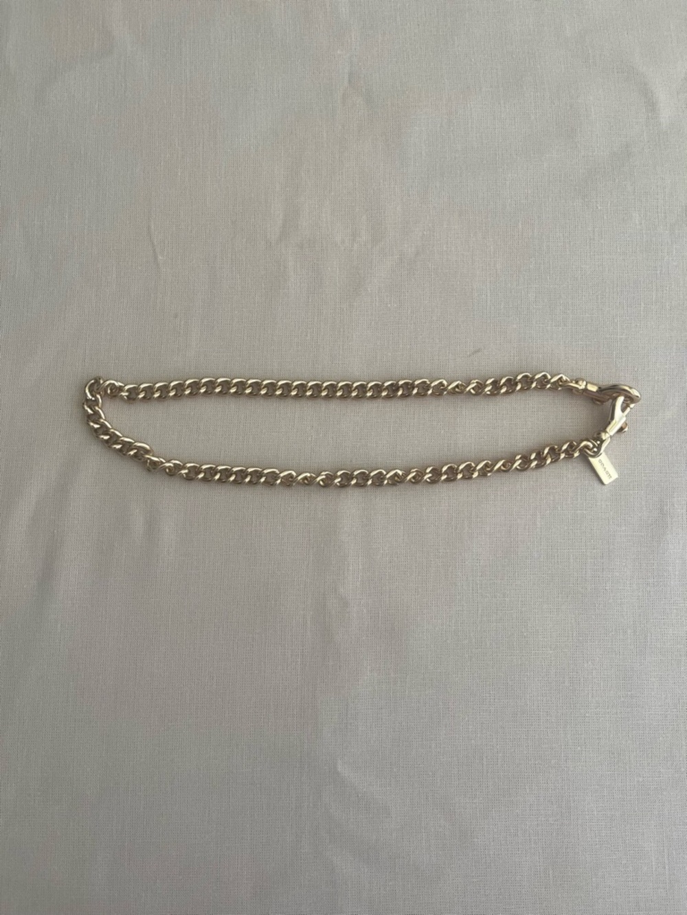 Coach Gold Shoulder Chain Strap
